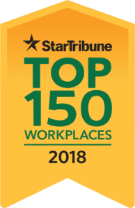 SUCCESS Computer Consulting is a proud recipient of StarTribune's Top 150 Workplaces in 2018 as evidenced by website banner.