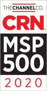 SUCCESS Computer Consulting was a recipient of The Channel Co CRN MSP 500 2020 Award