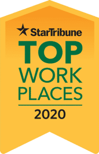 SUCCESS Computer Consulting is a proud recipient of StarTribune's Top 150 Workplaces in 2020 as evidenced by website banner.