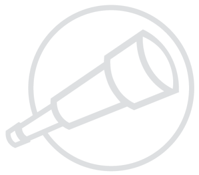 A gray telescope icon featured on the SUCCESS Computer Consulting website